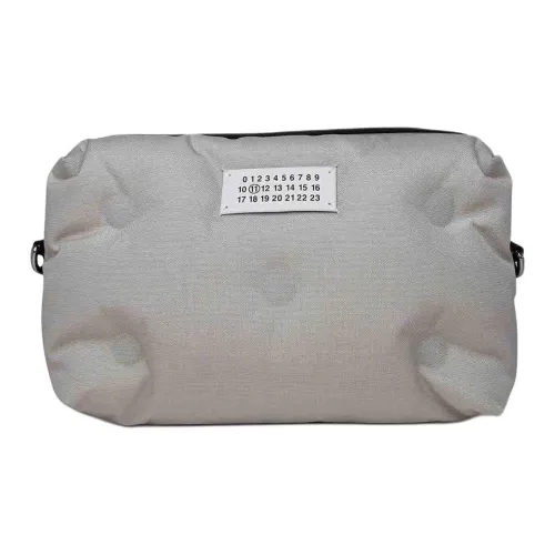 Maison Margiela Glam Slam Calfskin Shoulder Bag, Crossbody Bag Men's Gray