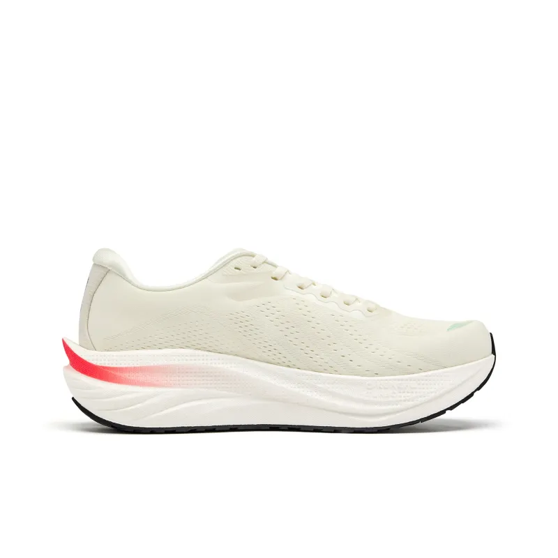 QIAODAN Navigation 600 Running Shoes Men Low Top Ivory White Silver-1