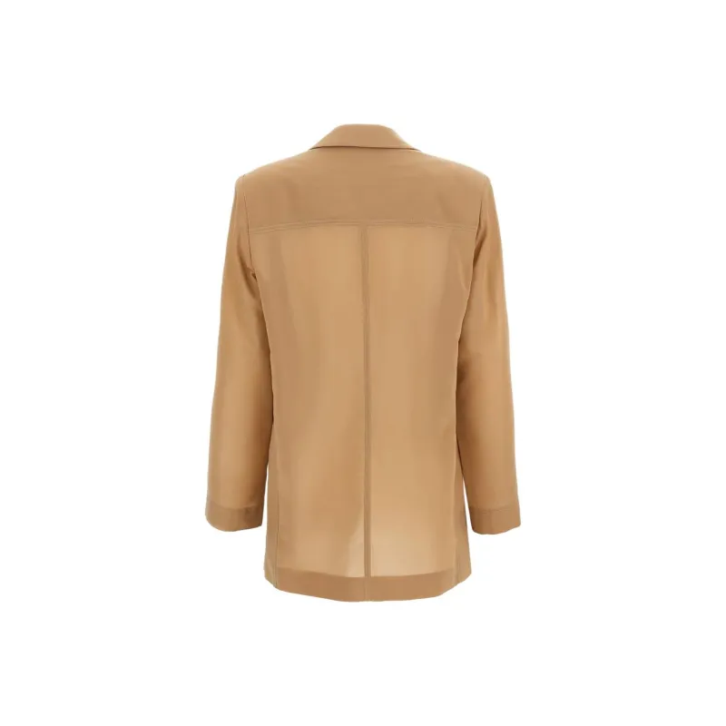 PHILOSOPHY DI LORENZO SERAFINI Business Suit Coat Women's Beige-1