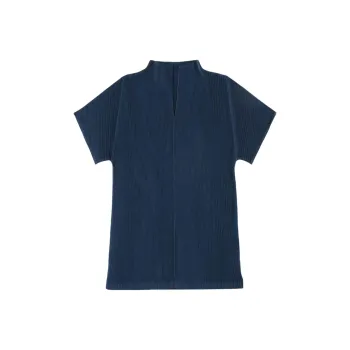 PLEATS PLEASE ISSEY MIYAKE T Shirt Women's Marine Blue