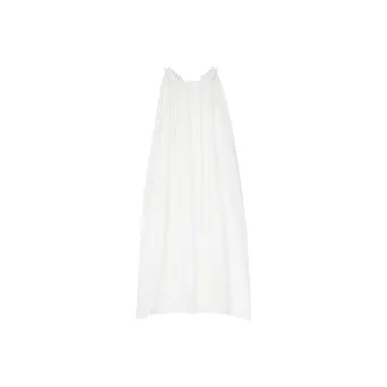 ZXZA Sleeveless Dresses Women's White
