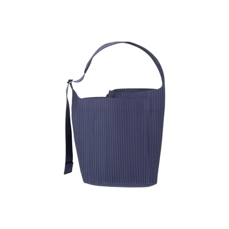 ISSEY MIYAKE Polyester Shoulder Bag, Crossbody Bag Men's Blue-1