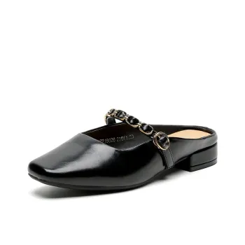 HUANAI Slip Resistant Abrasion Resistant Closed Toe Slippers Women's
