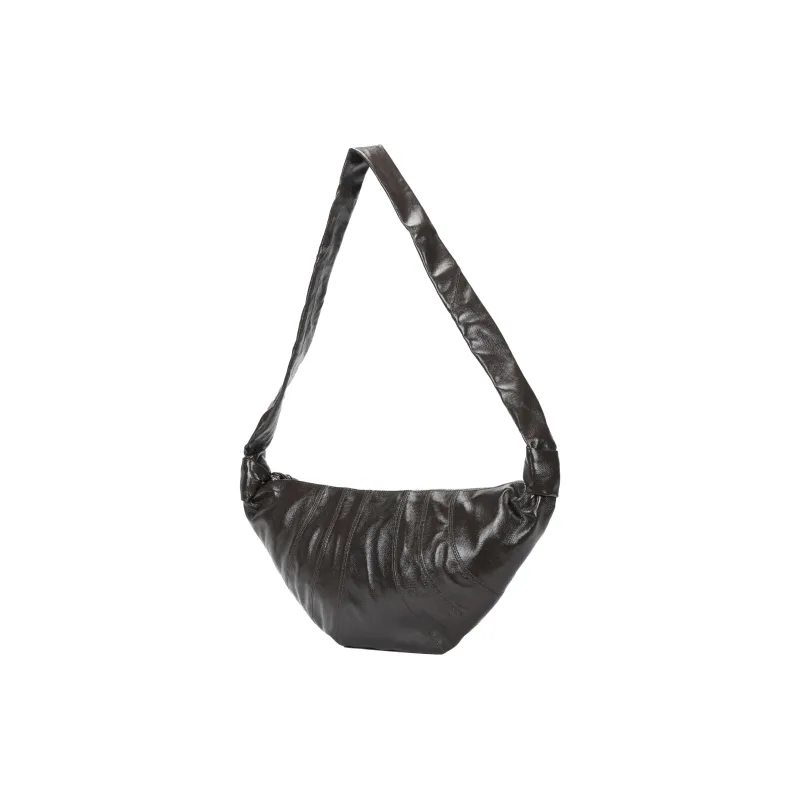 Lemaire Cotton Croissant Bag, Croissant Bag, Croissant Bag, Handbag, Shoulder Bag Medium Size Women's Brown-1