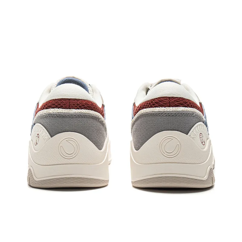 LINING Moon White 3 Skateboard Shoes Men Low-Top Blue White-5