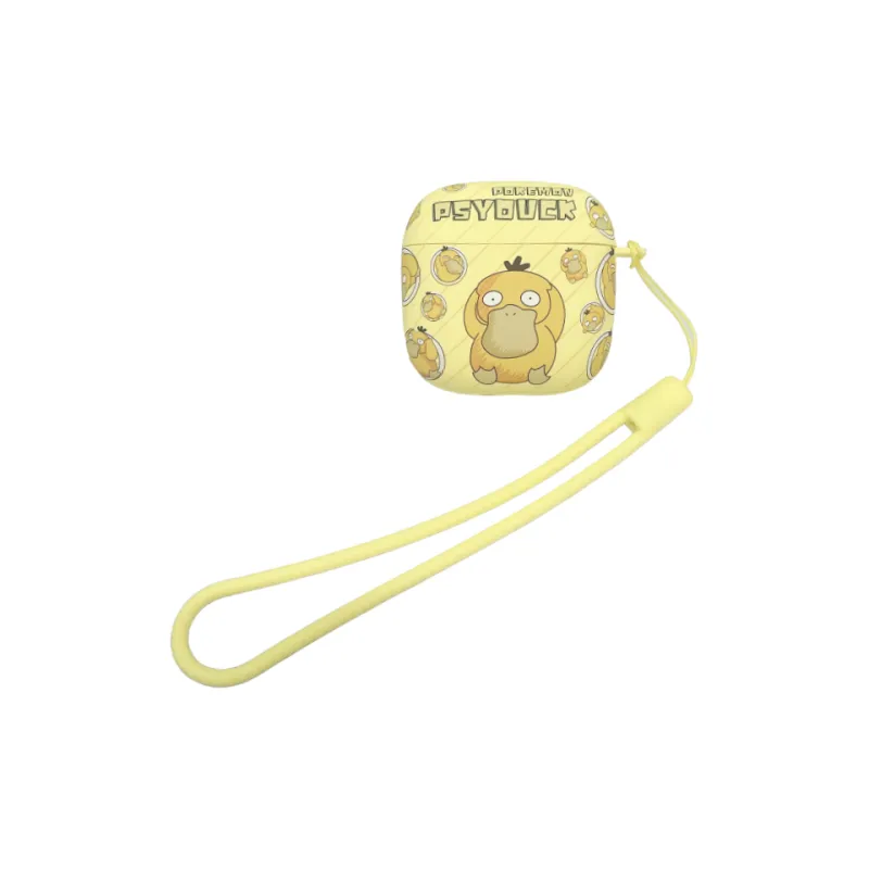 YOUKAIYUE Compatibility With Huawei FreeBuds 4/4e/3 TPU Cartoon Couple Psyduck Headphone Cases-4
