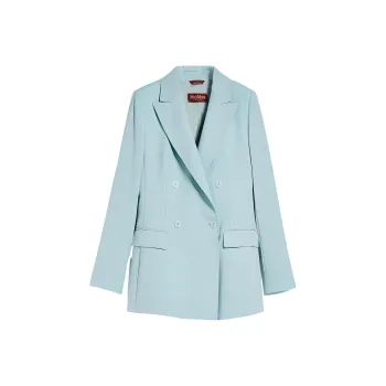 MaxMara Business Suits Coats Women's Aqua Blue