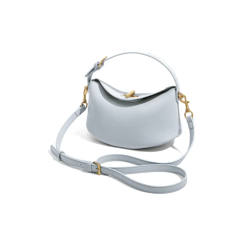 BOBDOG PU Handbag Women's Light Blue/Light Yellow-1