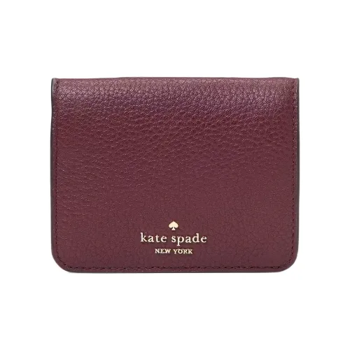 Kate Spade LENA Leather Wallet Women's Cherry