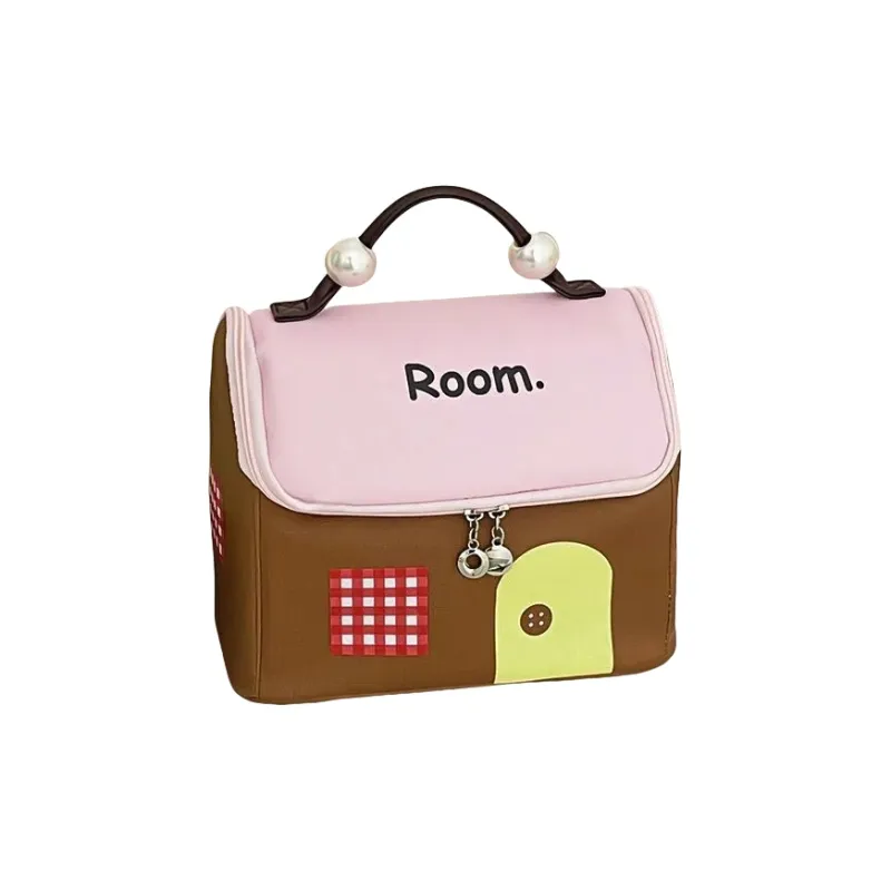 LIANXIANGKE Large Capacity Multi Layer Portable Skincare Product Travel Stain Resistant Storage Bag Wash Bag-4