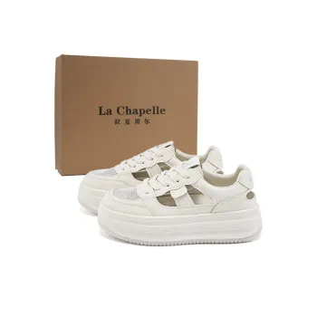 La Chapelle Low Top Skateboard Shoes Women's Beige