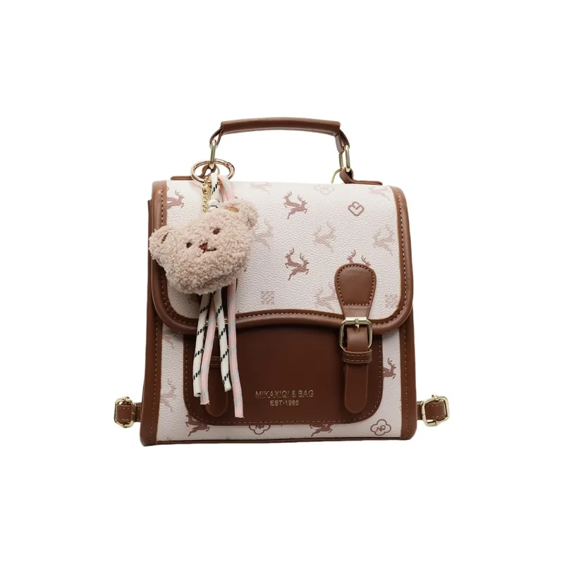 Yalu PU One Shoulder Crossbody Backpack Women's Multicolor-6