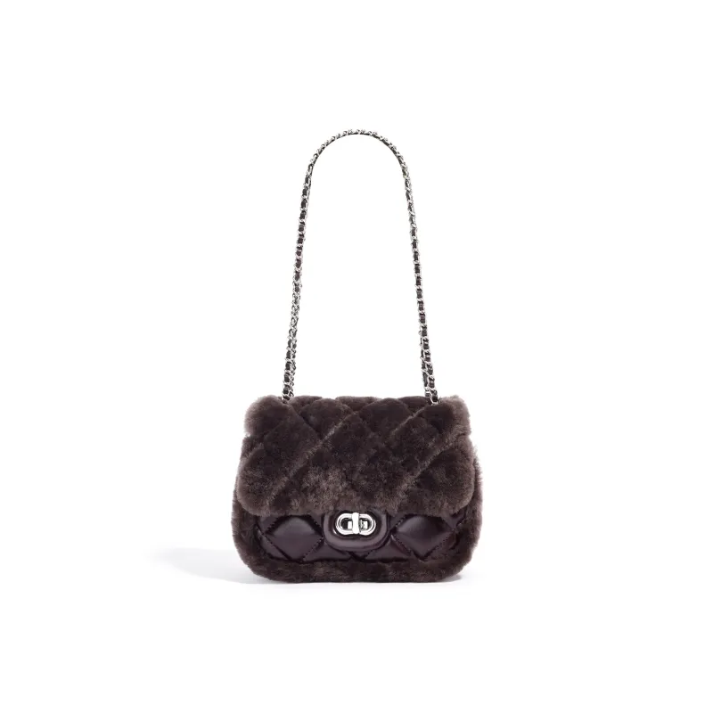 COURONNE Cow Leather Shoulder Bag Regular Women's Multicolor-1