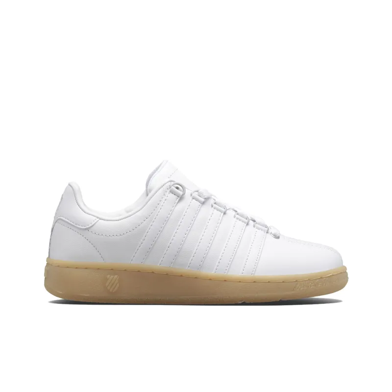 KSWISS Anti Slip Wear Resistant Low Top Skateboard Shoes Men's White-1