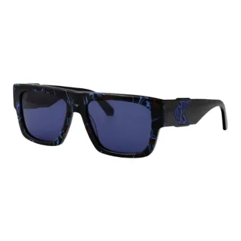 CALVIN KLEIN Acetate Square Sunglasses Men's Black