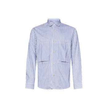Fortela Shirts Men Blue With White Lettering