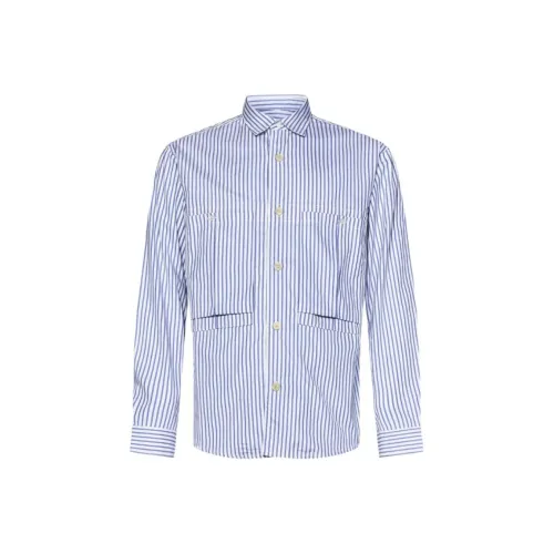 Fortela Shirts Men Blue With White Lettering