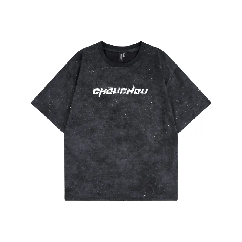 CHOUCHOUS Drop Shoulder Sleeve T Shirt Women's-0