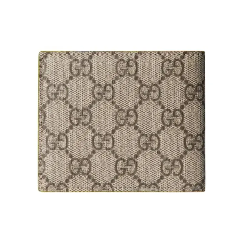 GUCCI Supreme Canvas Wallet Unisex Dark Brown-2