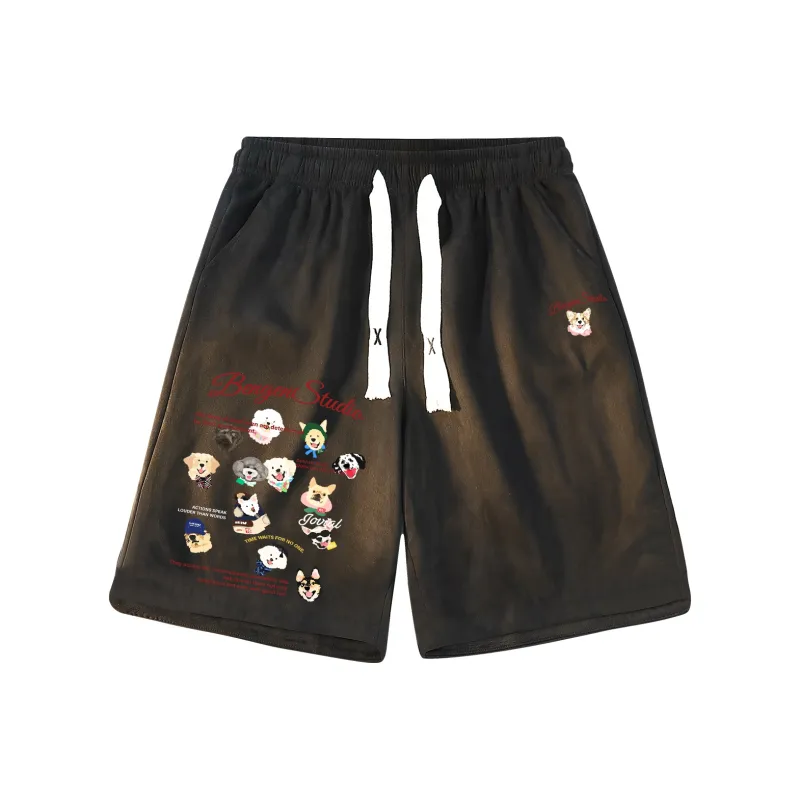 BENGEN Casual Shorts Unisex-12