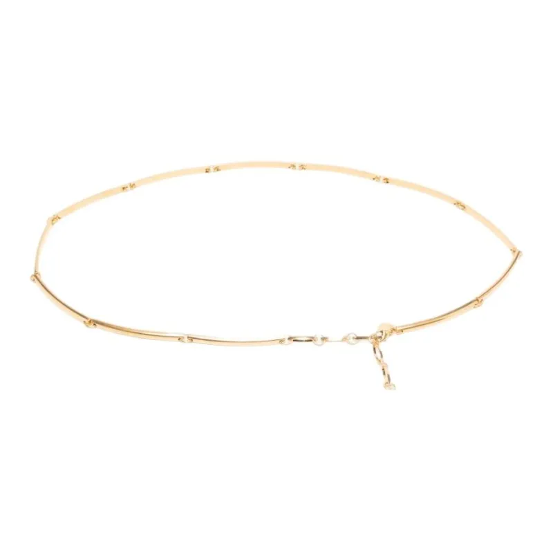 TF Brass, Metal Waist Chains Women's Gold -0