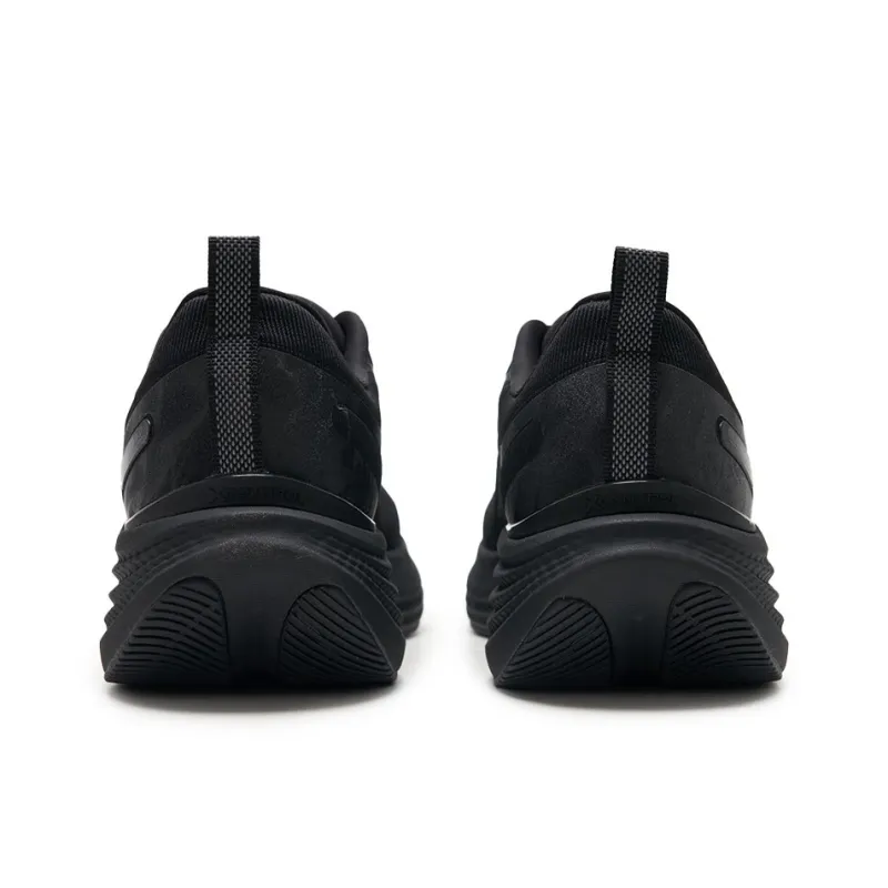 XTEP Shock Absorbers With Slip Resistant Features Low Top Casual City Commute Running Shoes Men's Black-2