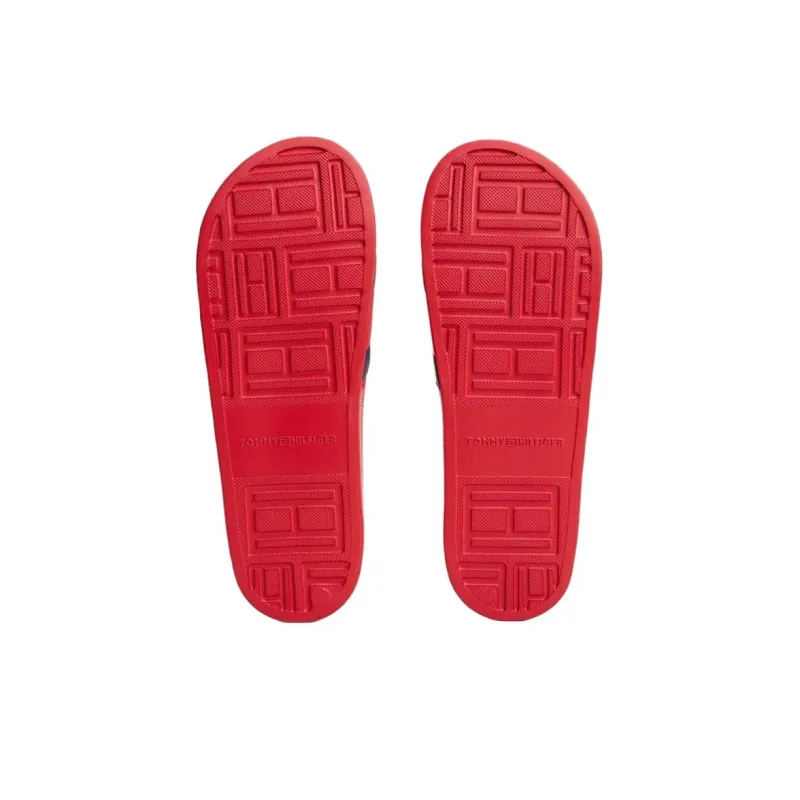Tommy Hilfiger EVA Abrasion Resistant Slide Slippers Men's Red-5