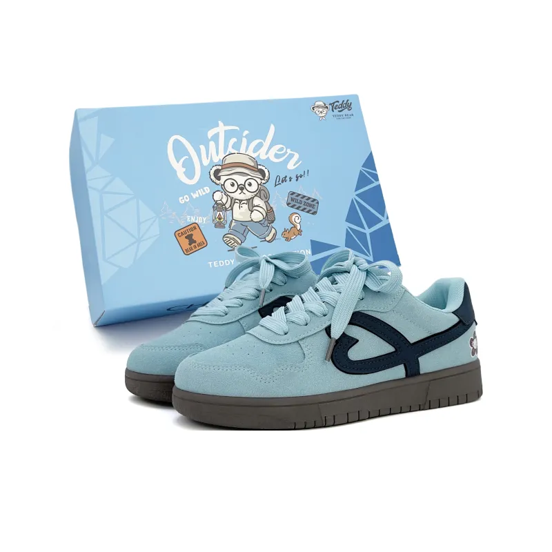 Teddy Bear Collection Slip Resistant Low Top Skateboard Shoes Unisex-17