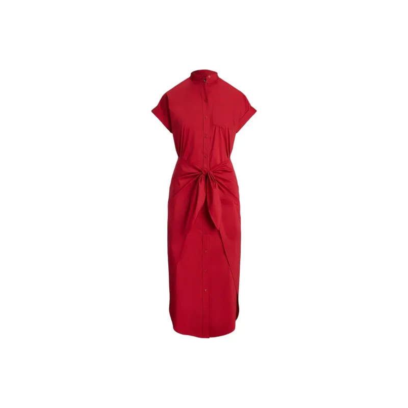 LAUREN RALPH LAUREN Short Sleeved Dress Women's Red-0
