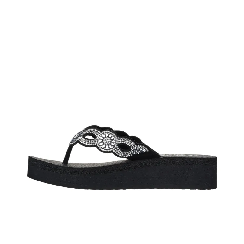 Skechers Vinyasa Flip Flops Women's Black-2