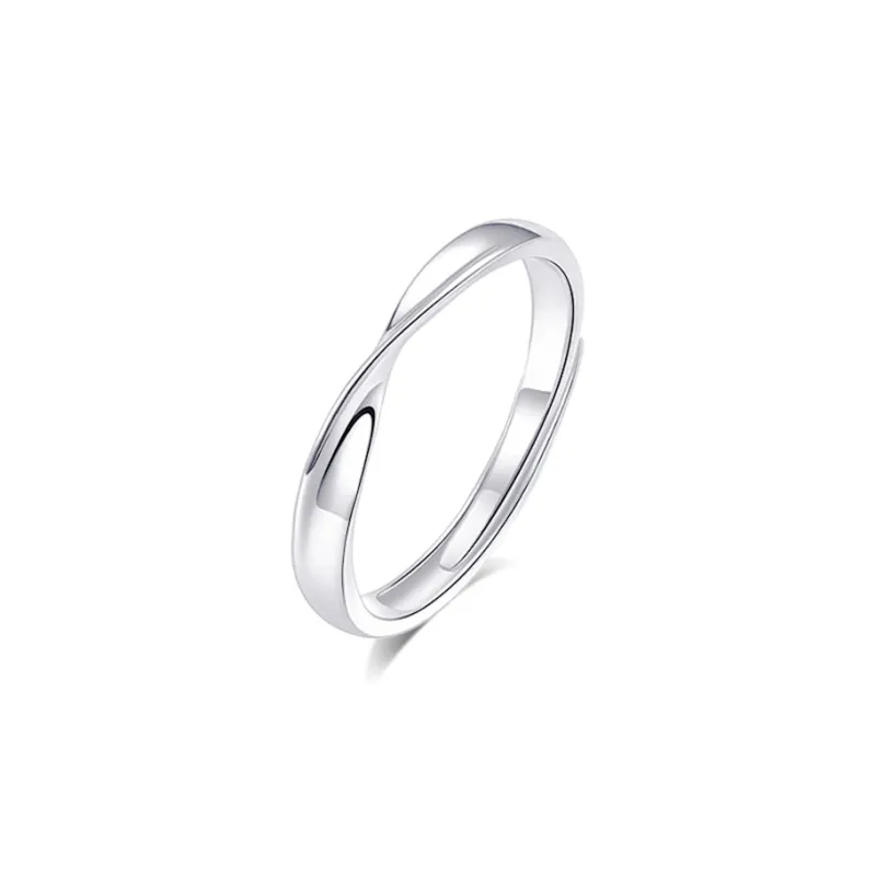 KUMET Sterling Silver Rings Unisex-5