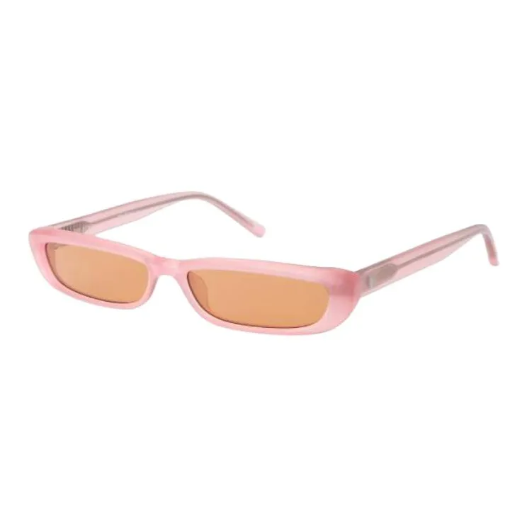 The Attico Acetate Irregular Shape Sunglasses Women's Pink-0