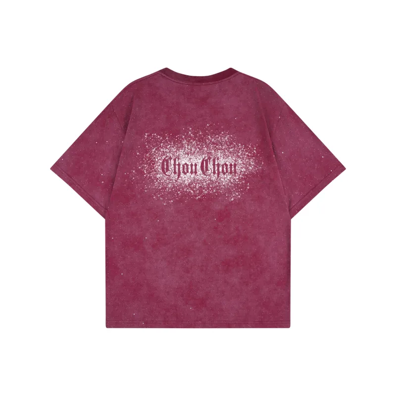 CHOUCHOUS Drop Shoulder Sleeve T Shirt Women's-10