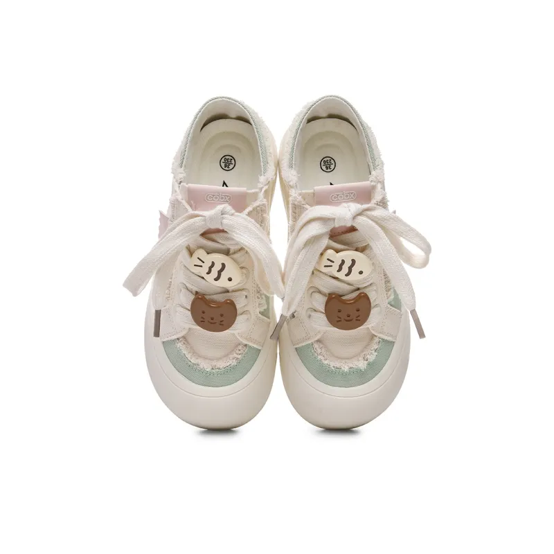 Cob Wear resistant And Lightweight Low Top Skateboard Shoes Women's-9