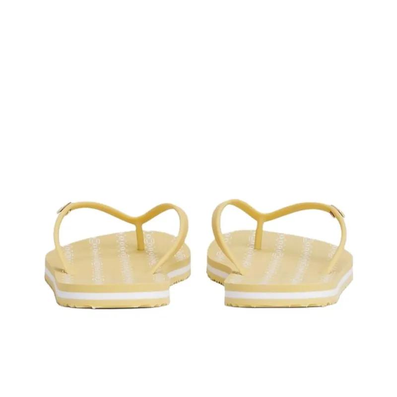 Tommy Hilfiger EVA Abrasion Resistant Flip Flops Women's Yellow-4