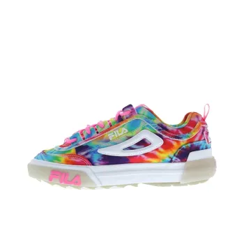 FILA Disruptor Anti Slip Wear Resistant Low Top Casual Shoes Women's Multicolor