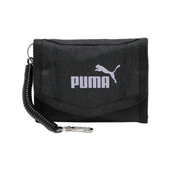 PUMA ACTIVE Polyester Wallet Unisex Black Gray