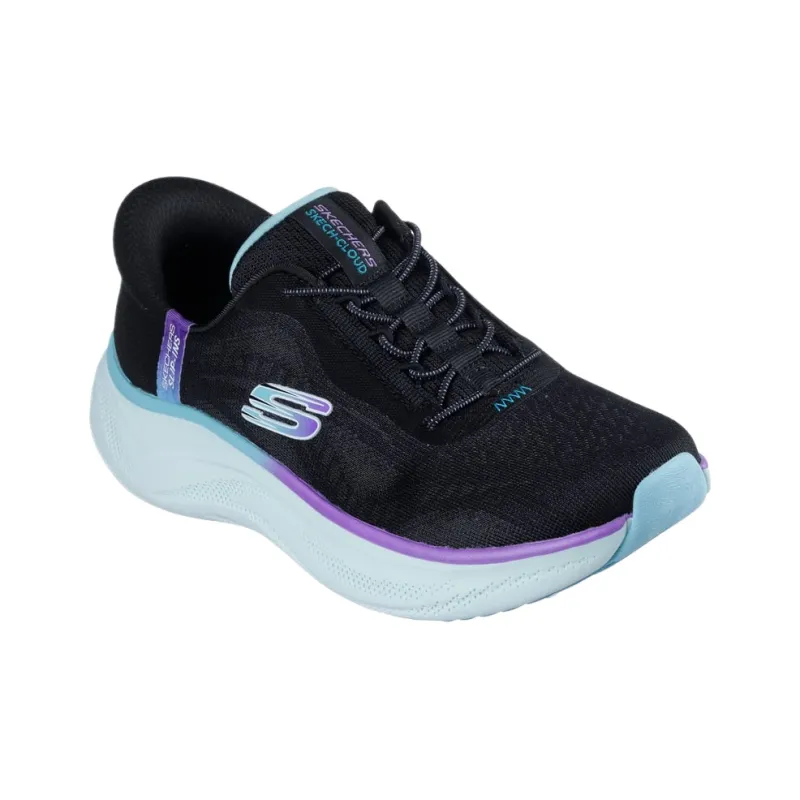 Skechers Low Top Casual Shoes Women's Black-3