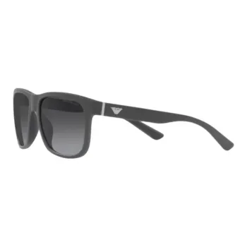 EMPORIO ARMANI Plastic Square Sunglasses Men's Gray