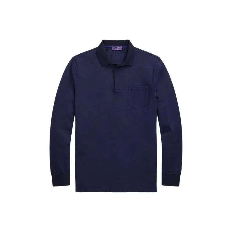 Ralph Lauren Purple Label Polo Shirt Men's Marine Blue-0