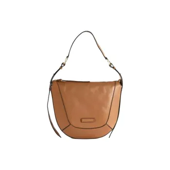 THE BRIDGE Leather Shoulder Bag Women's Brown