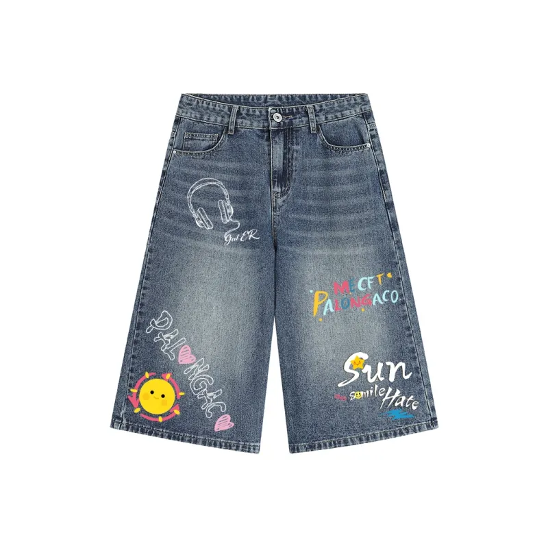 PAL ONGACO Denim Shorts Unisex-0