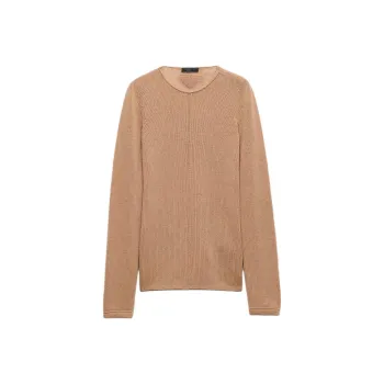 PRADA Sweater Men's Camel Brown