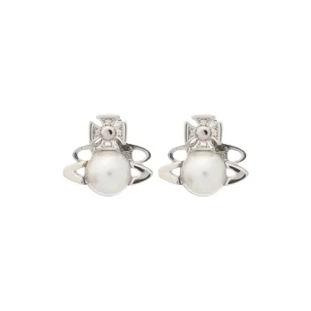 Vivienne Westwood Brass Earrings Unisex Silver