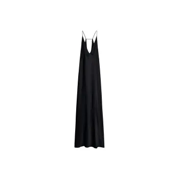ZARA Slip Dresses Women's Black