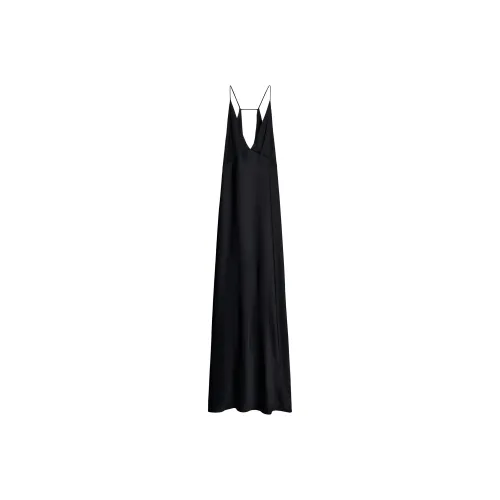 ZARA Slip Dresses Women's Black