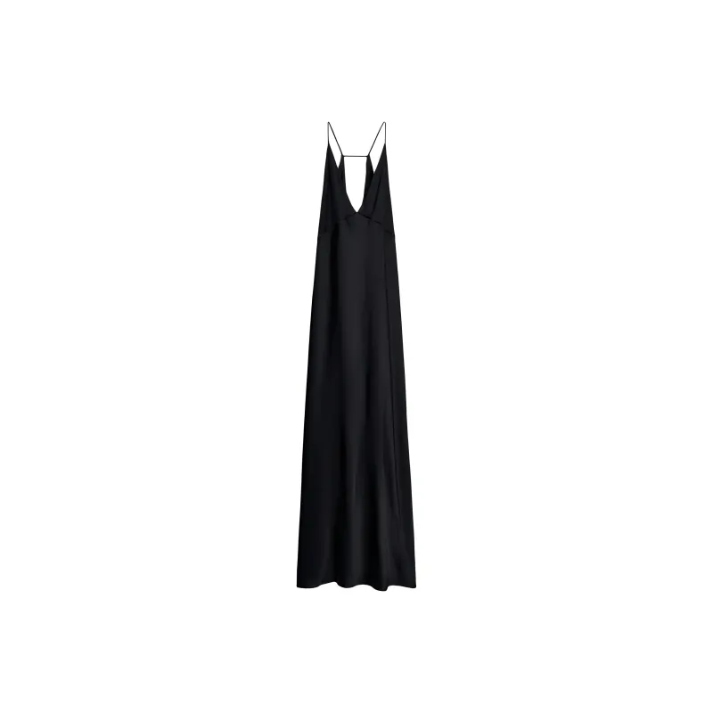 ZARA Slip Dresses Women's Black-0