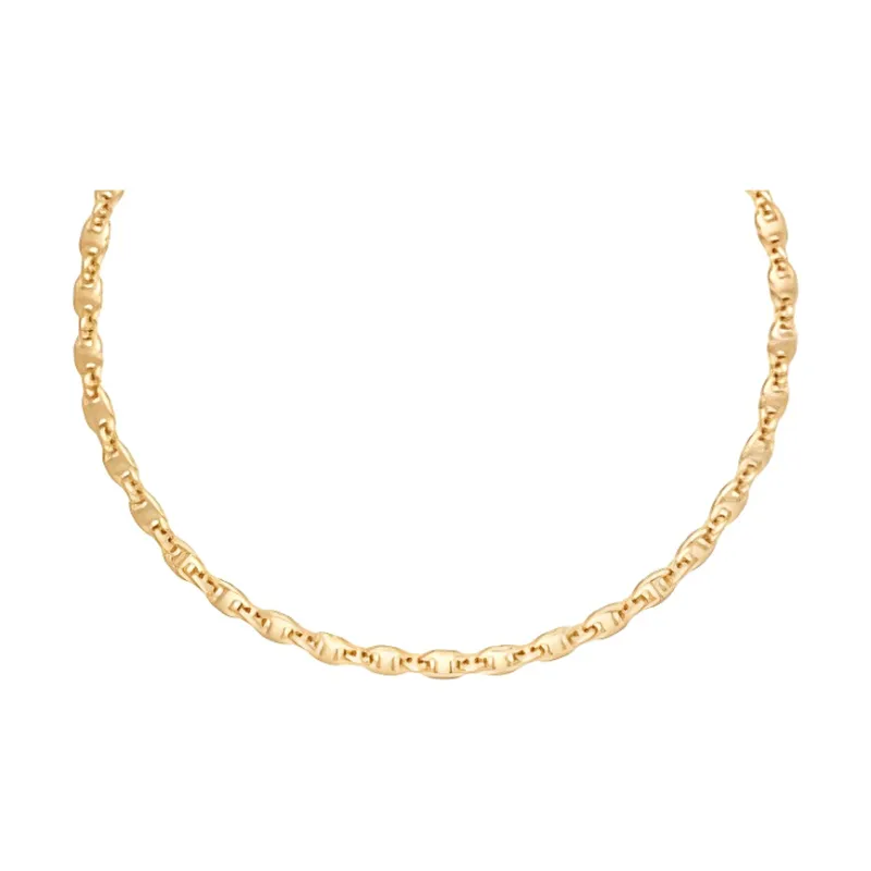 TORY BURCH Brass Necklaces Unisex Gold-1