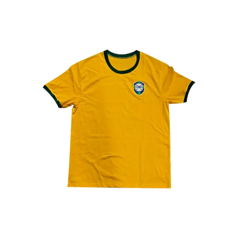 Three For Brazil National Team Jersey Exquisite Mounting, Outer Frame Approx. 65x85cm-2