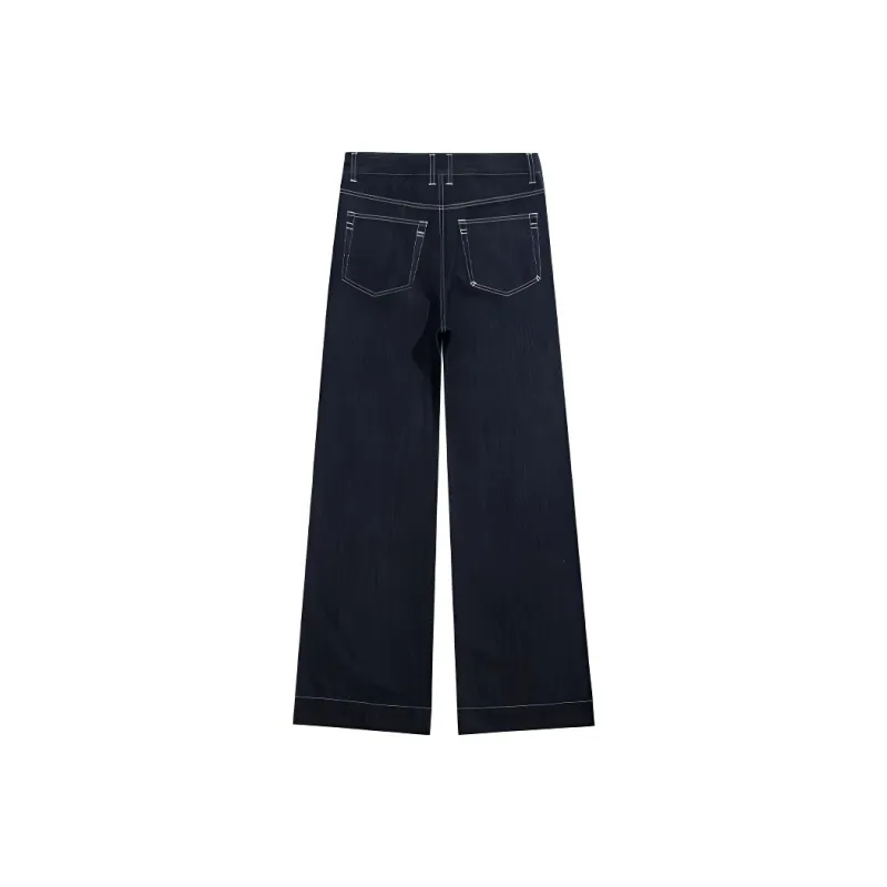 YINLEI Jeans Unisex Bathing Light Blue-1